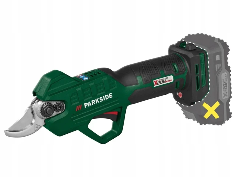 Parkside PAAS 20-Li akumulatorowy sekator do gałęzi 20 V z walizką