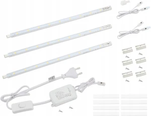 da LIGHT listwy podszafkowa LED 3x26 cm 5 W 400 lm 4000K z włącznikiem