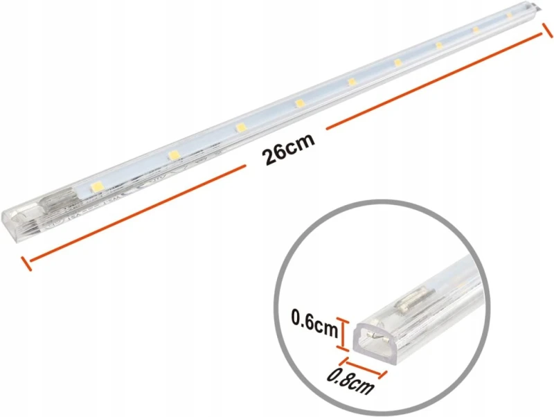 da LIGHT listwy podszafkowa LED 3x26 cm 5 W 400 lm 4000K z włącznikiem