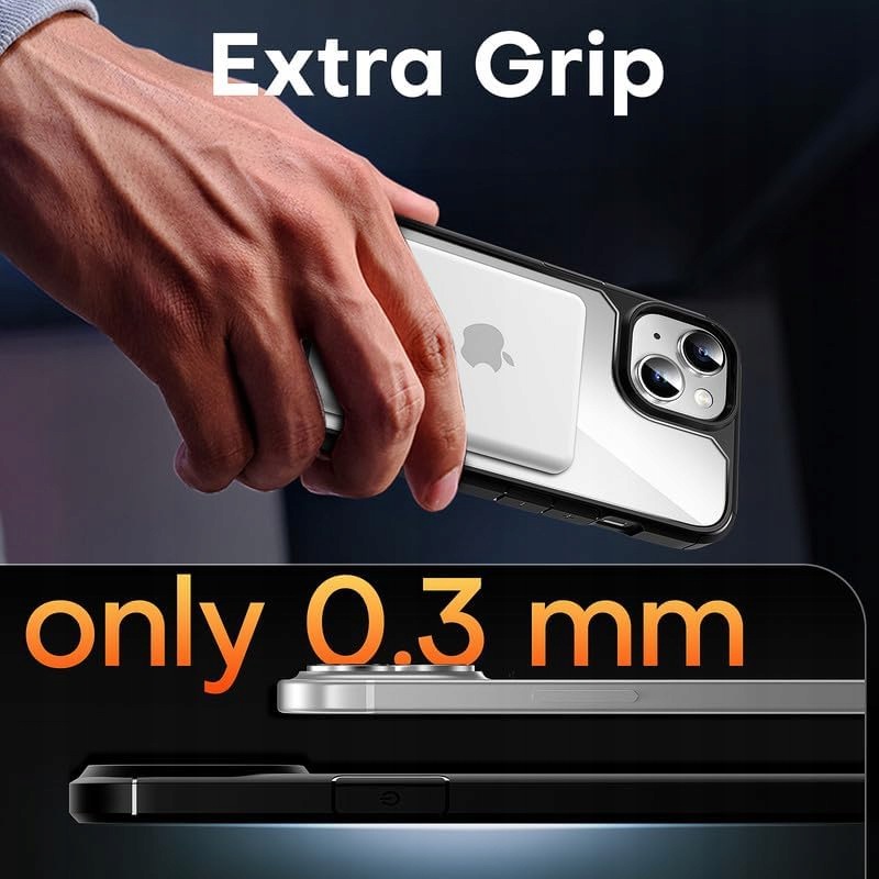 Tauri etui 5w1 do iPhone 15 Plus MagSafe + 2 szkła i osłony aparatu