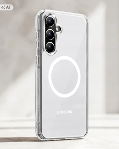 Meifigno Magic Mag etui Samsung Galaxy S23 FE MagSafe przezroczyste