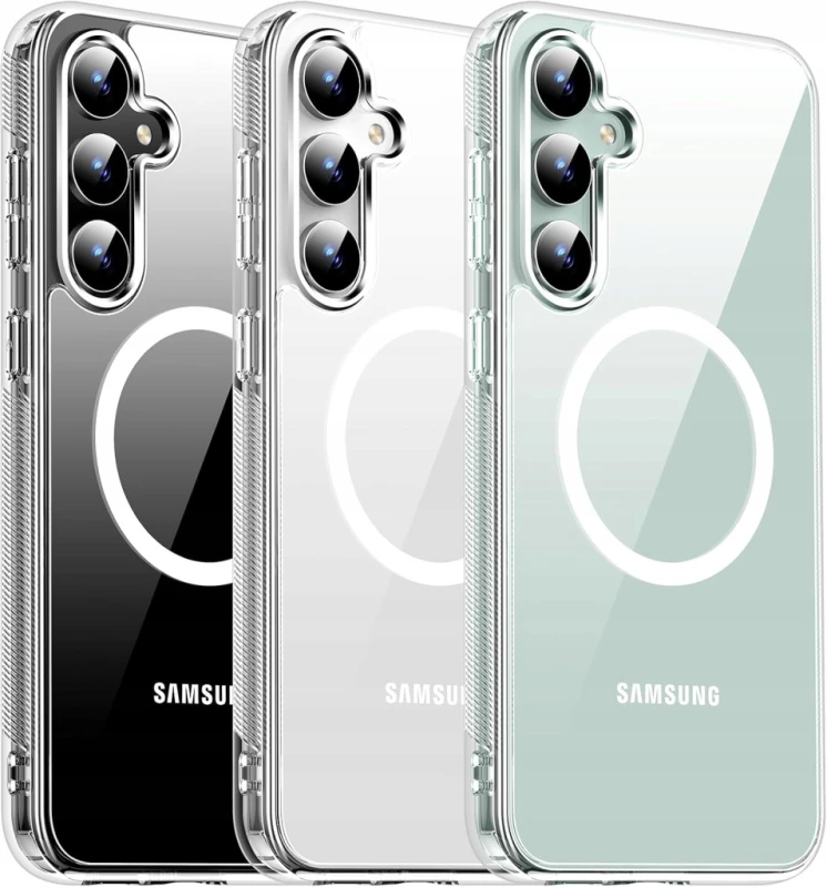 Meifigno Magic Mag etui Samsung Galaxy S23 FE MagSafe przezroczyste