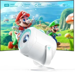 Nasin VF211WF projektor WiFi 6 1080P 4K obrót 270° Bluetooth