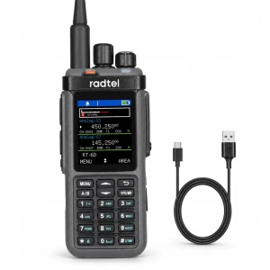 Radtel RT-6D DMR radio dwuzakresowe 1024 kanały USB-C 500K kontaktów