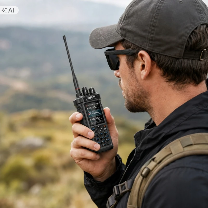 Radtel RT-950 PRO 10W GPS APRS Bluetooth AM/FM/CB/SW USB-C, Krótkofalówka