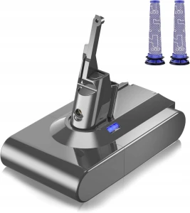 Bonadget bateria do Dyson V8 SV10 + 2 filtry zamienne, 6000 mah