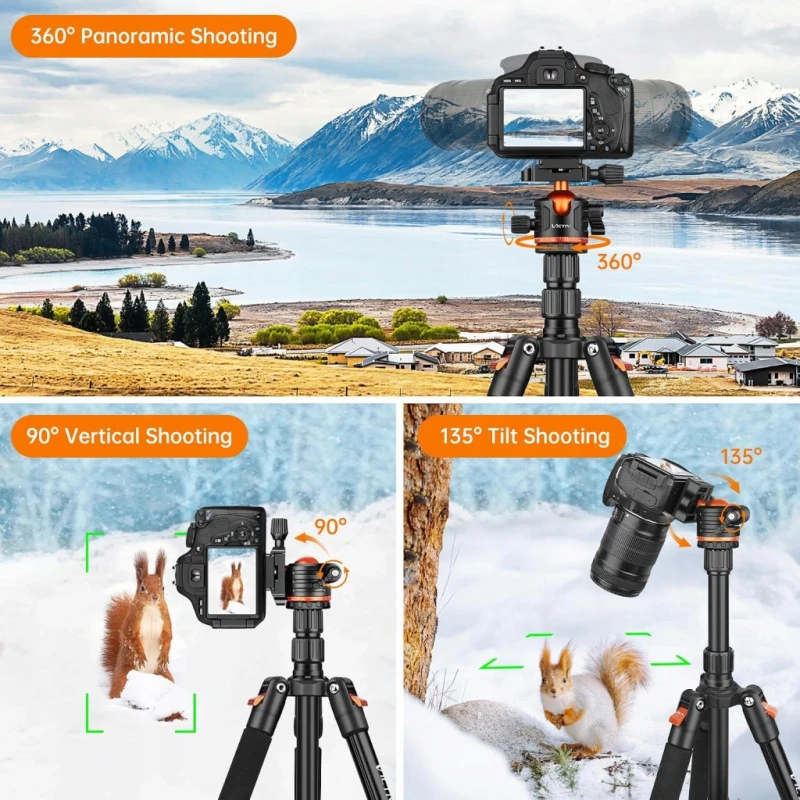Victiv statyw do aparatu, telefonu 200 cm, tripod, monopod 360° udźwig 8 kg