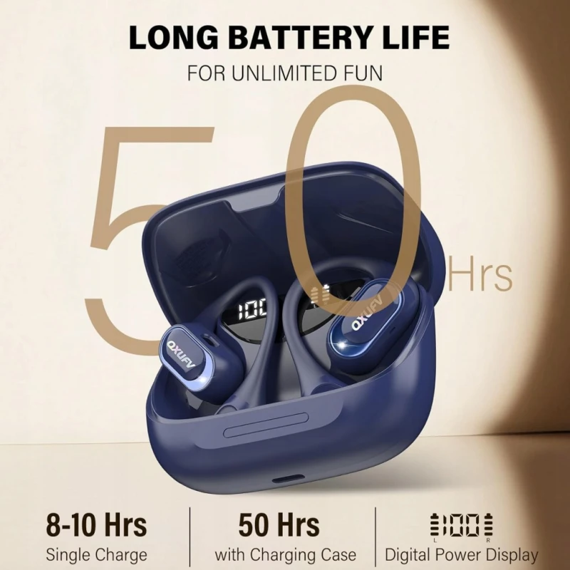 Słuchawki bezprzewodowe Open Ear Bluetooth 5.4 IPX7 48H