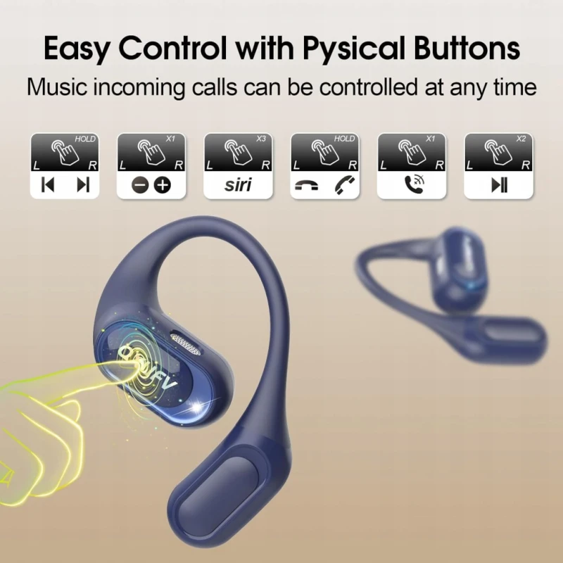 Słuchawki bezprzewodowe Open Ear Bluetooth 5.4 IPX7 48H