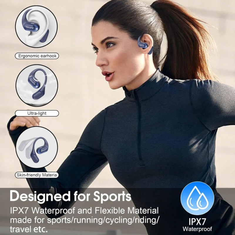 Słuchawki bezprzewodowe Open Ear Bluetooth 5.4 IPX7 48H