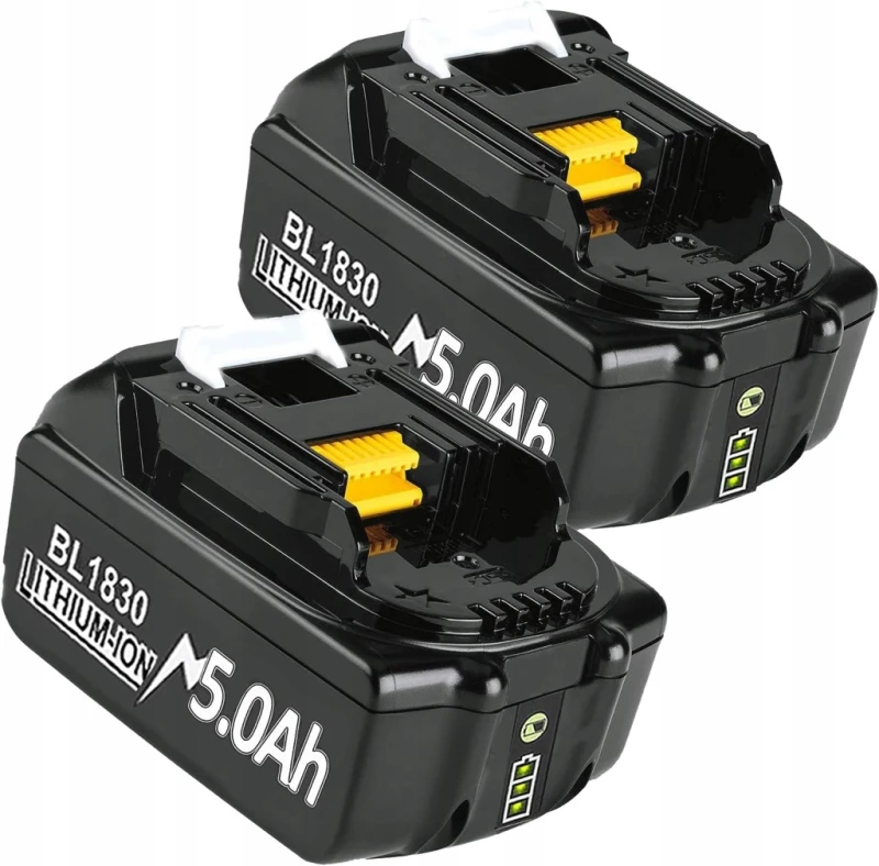 Akumulatory 18V 5Ah 5000mAh BL1850B BL1830B – 2 szt.