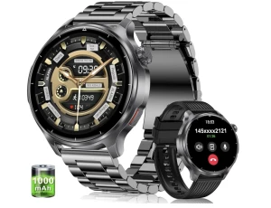 Smartwatch męski 1,52" HD Bluetooth 1000 mAh IP68 + 2 paski- Fitdafit