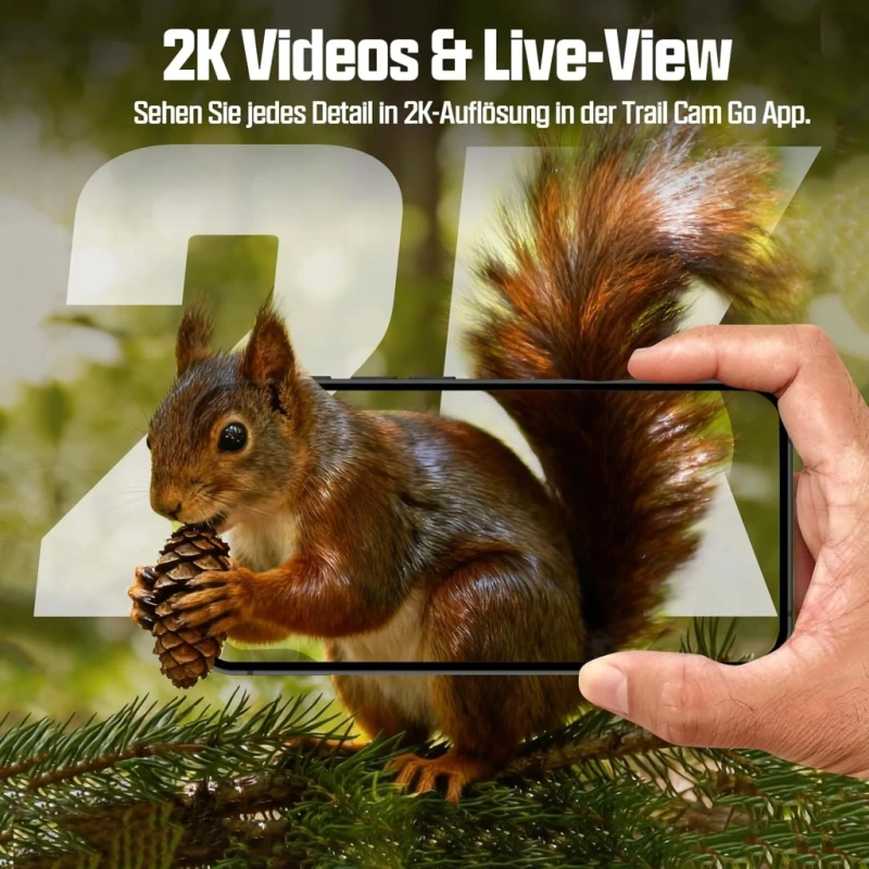 Fotopułapka Ceyomur CY70 kamera leśna 4G LTE solarna 48 MP 2K + 64 GB
