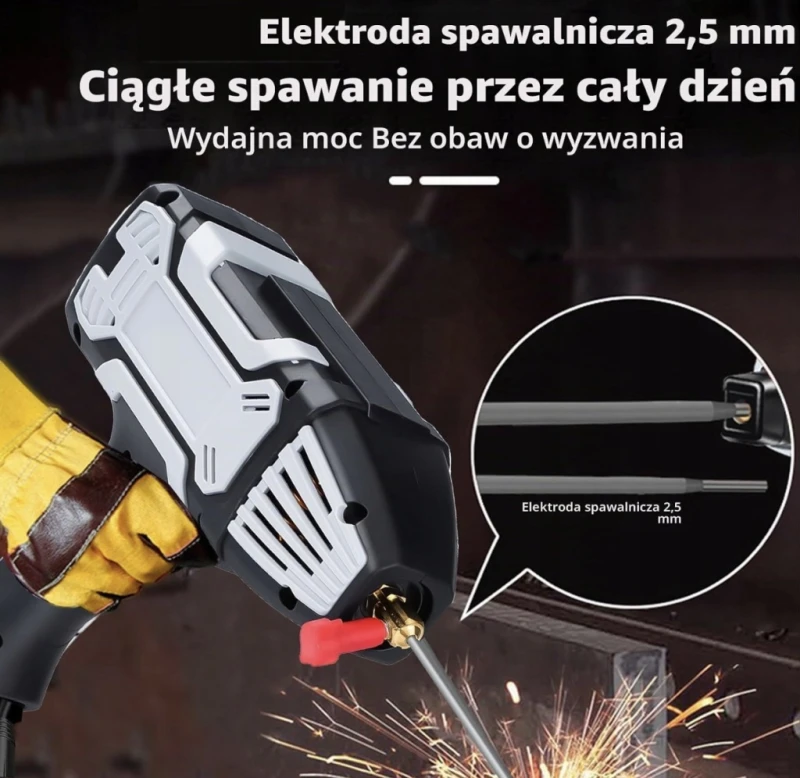 Spawarka ręczna MMA 200 A IGBT 3000 W elektrody 1,6–3,2 mm- Uadme
