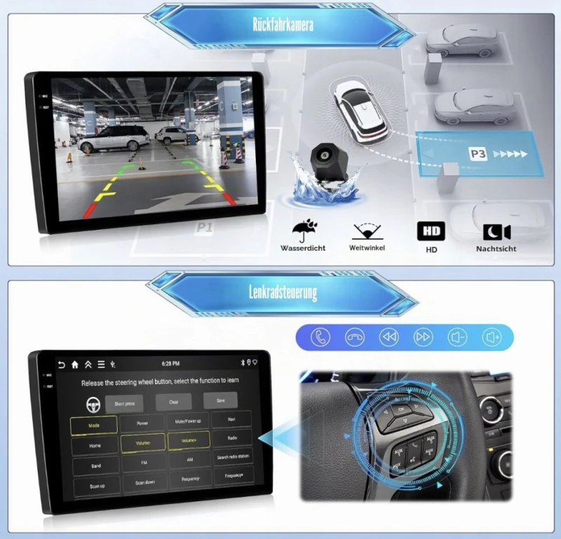 Radio Android 15 4/128GB Ducato Jumper Boxer 9" CarPlay- Camecho