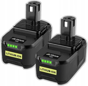 2x bateria 18V 5,5Ah Li-Ion zamiennik do Ryobi ONE+ P108 RB18L50- Bonadget