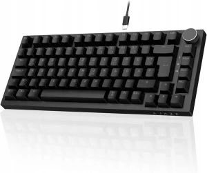 Ajazz AK820 klawiatura mechaniczna 75% QWERTZ hot-swap czarna- Outlet