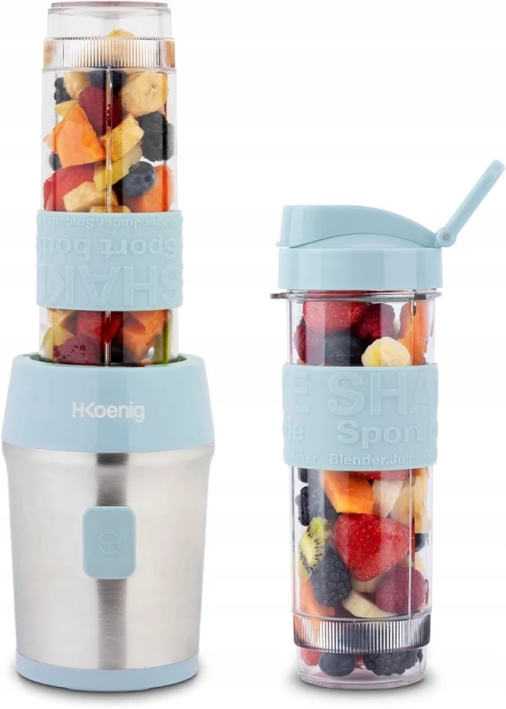 H.Koenig Smoo16 blender do smoothie 300 W 570 ml niebieski