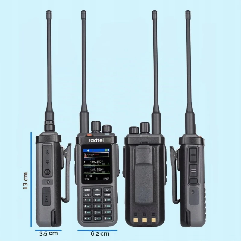 Radtel RT-6D Pro DMR GPS APRS 1024 kanały USB-C