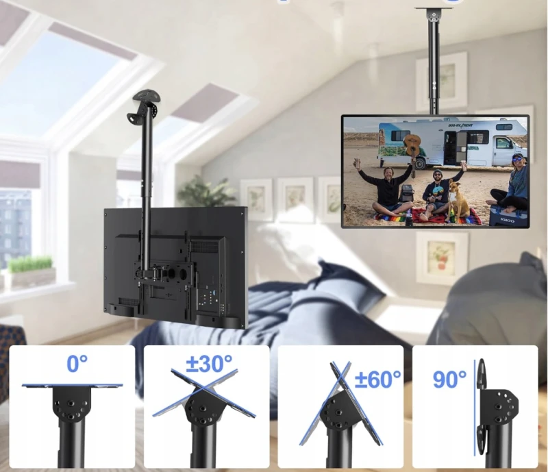 Uchwyt sufitowy TV MCA3 26–65" 45 kg VESA 400 × 400