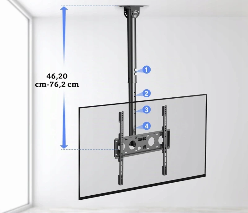 Uchwyt sufitowy TV MCA3 26–65" 45 kg VESA 400 × 400