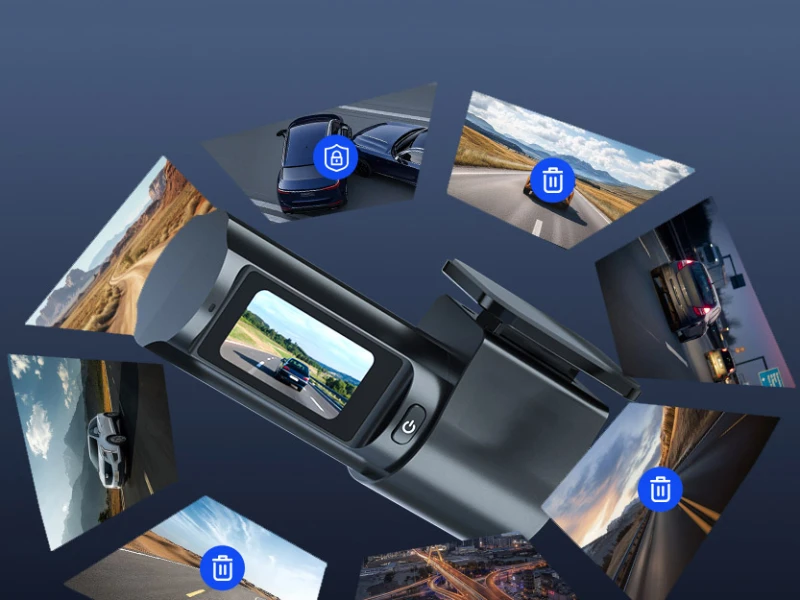 Avylet Dash Cam 4K + 1080p Wi-Fi WDR podwójna kamera samochodowa