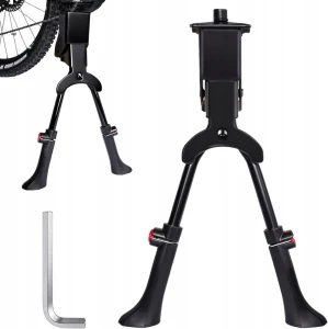 Regulowany stojak rowerowy aluminiowy 35–40 cm 24–29", Stopka rowerowa