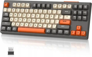 Mambasnake M87 TKL klawiatura bezprzewodowa Bluetooth 5.0 2,4 GHz