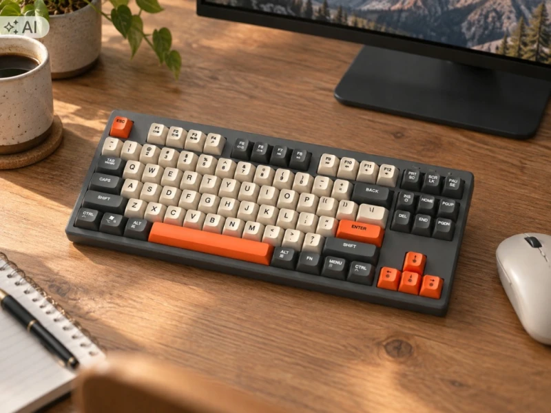 Mambasnake M87 TKL klawiatura bezprzewodowa Bluetooth 5.0 2,4 GHz