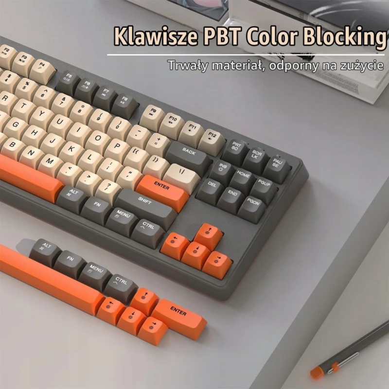 Mambasnake M87 TKL klawiatura bezprzewodowa Bluetooth 5.0 2,4 GHz