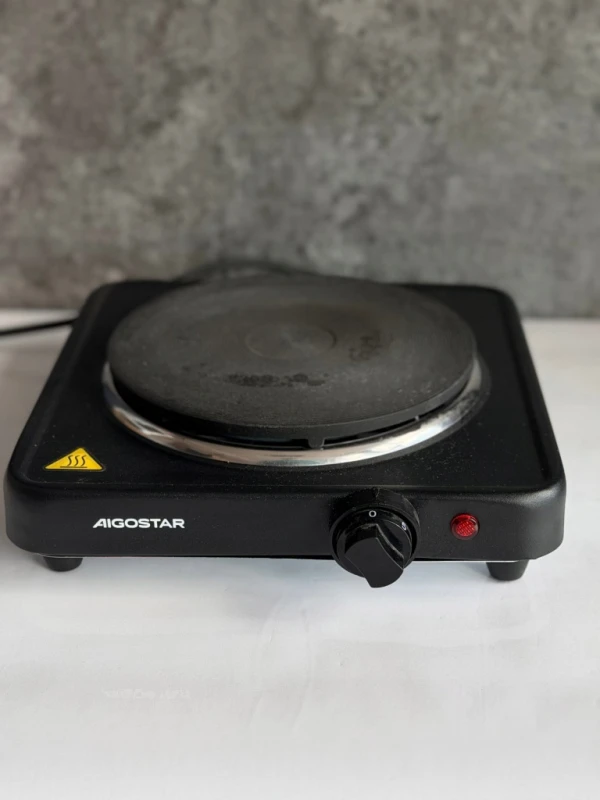 Aigostar kuchenka elektryczna 1500 W żeliwna płyta 18 cm