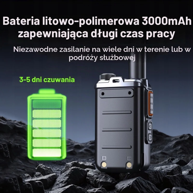 Radtel P8 PoC radiotelefon z kartą SIM, wersja EU, do 5000 km, 2 szt.