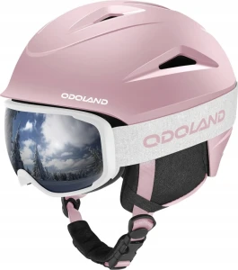 Odoland kask narciarski z goglami i nausznikami S 54–56 cm