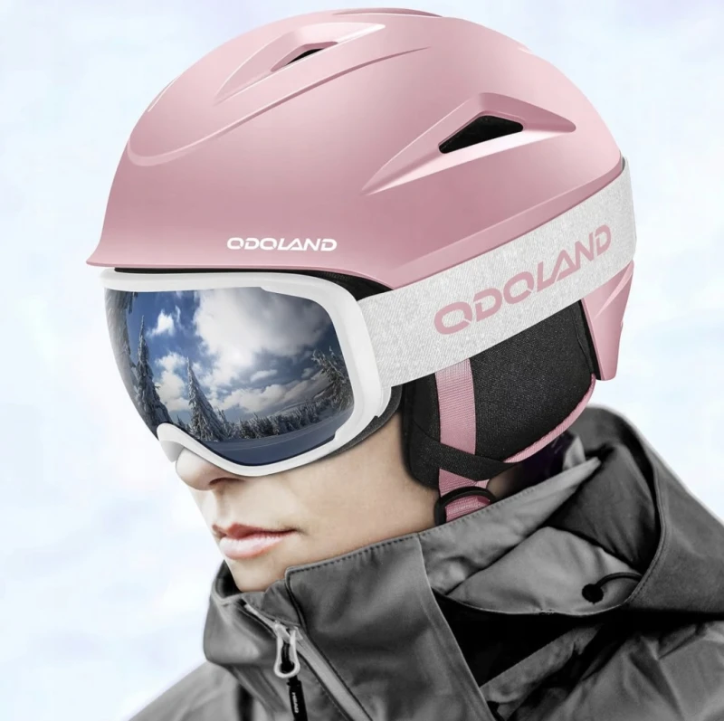 Odoland kask narciarski z goglami i nausznikami S 54–56 cm