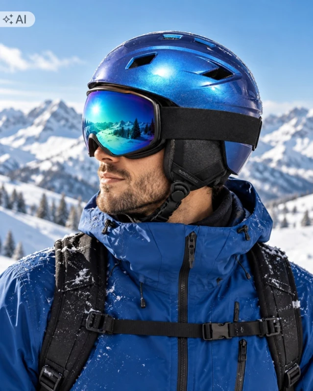 Odoland S2 zestaw kask narciarski i gogle rozmiar M 55-59 cm, regulowany