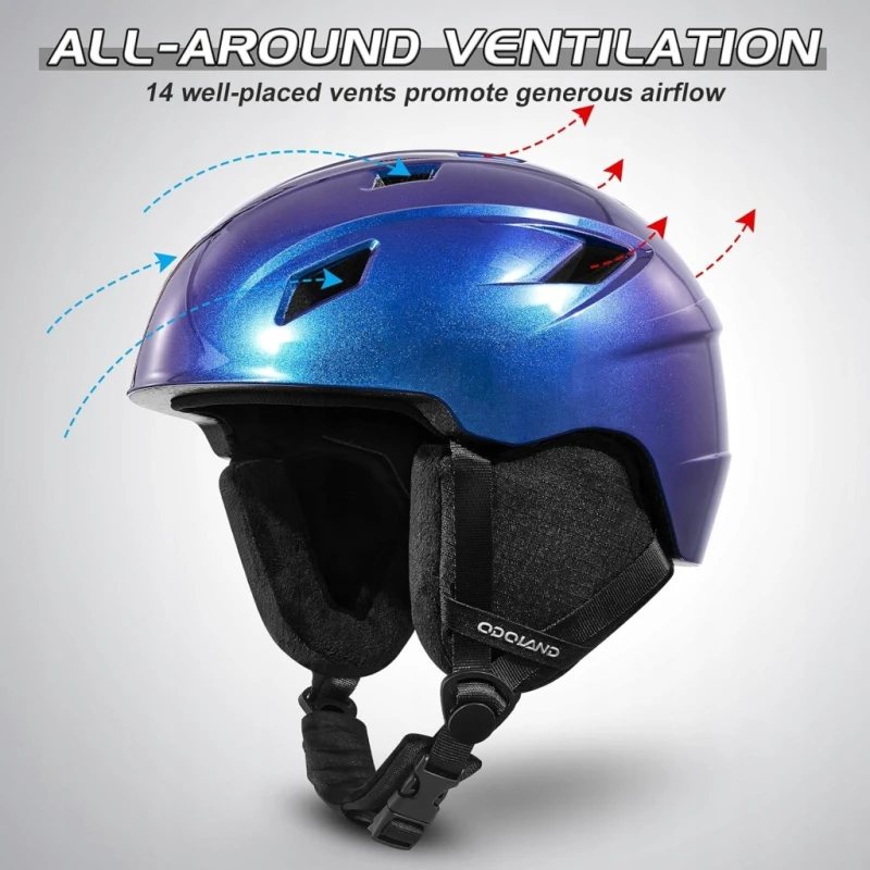 Odoland S2 zestaw kask narciarski i gogle rozmiar M 55-59 cm, regulowany