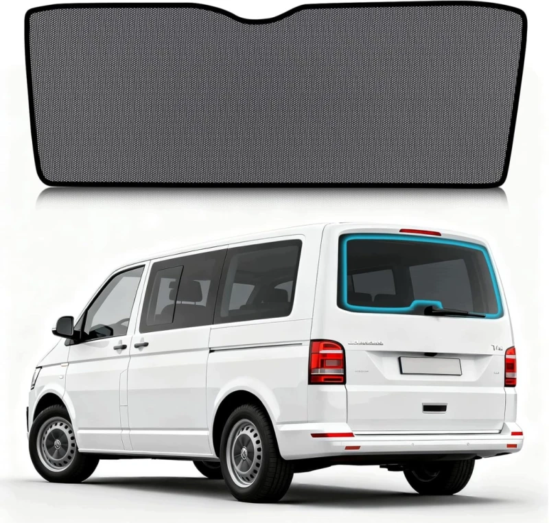Osłona przeciwsłoneczna tylnej szyby VW T6 siatkowa składana- Zatooto
