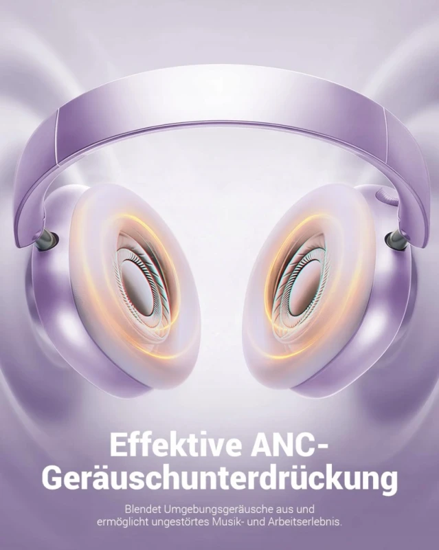 Wentronic Y01 słuchawki nauszne bezprzewodowe ANC Bluetooth 5.3 Hi-Res 48 h