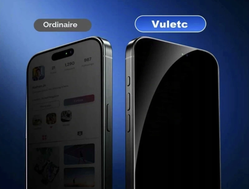 Etui 5w1 do iPhone 15 TPU przezroczyste + 2 szkła prywatyzujące- Vultec