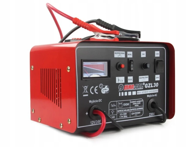 Mar-Pol GZL-30 prostownik samochodowy 12/24 V 20 A FAST CHARGE
