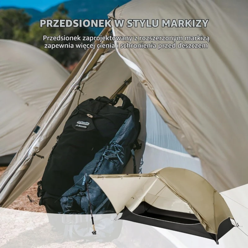 Naturehike Mongar UL namiot 1-2 os. 3-4 sezony 1,8-2,2 kg
