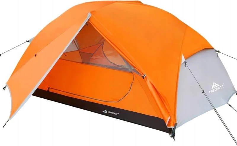 Forceatt namiot 2-osobowy 225x135x110 cm 2,5 kg dwuwarstwowy