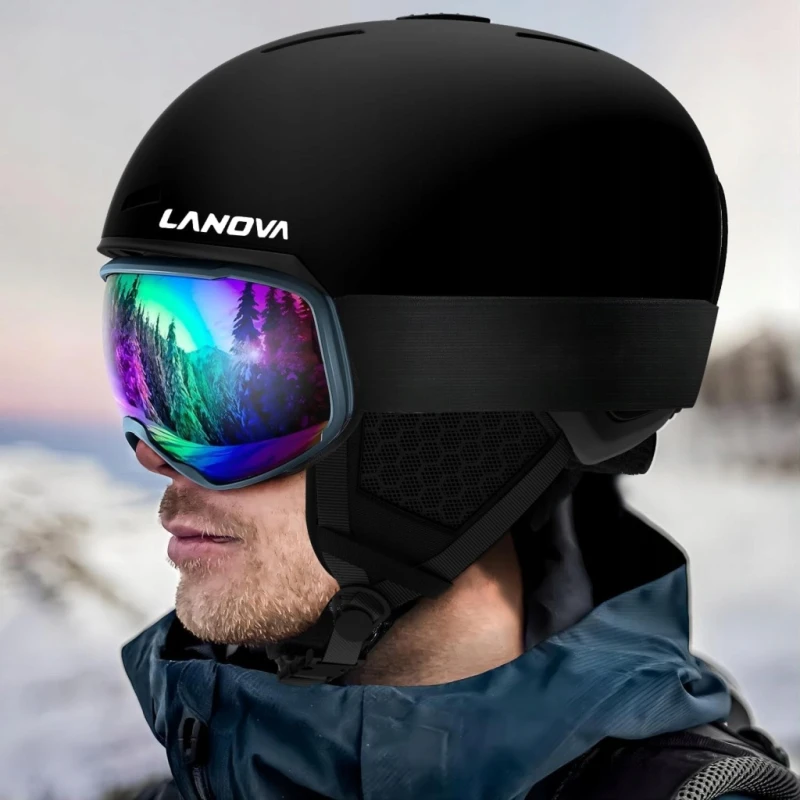 Lanovagear kask narciarski L 59-61 cm regulowana wentylacja