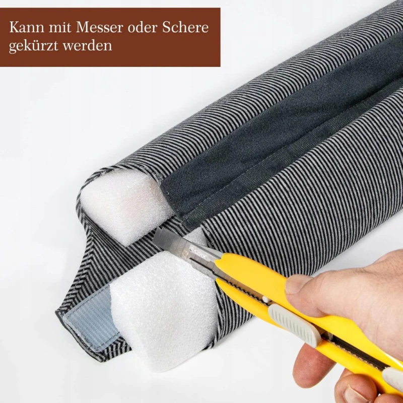Yotache uszczelka pod drzwi 80 cm przeciw przeciągom do przycięcia