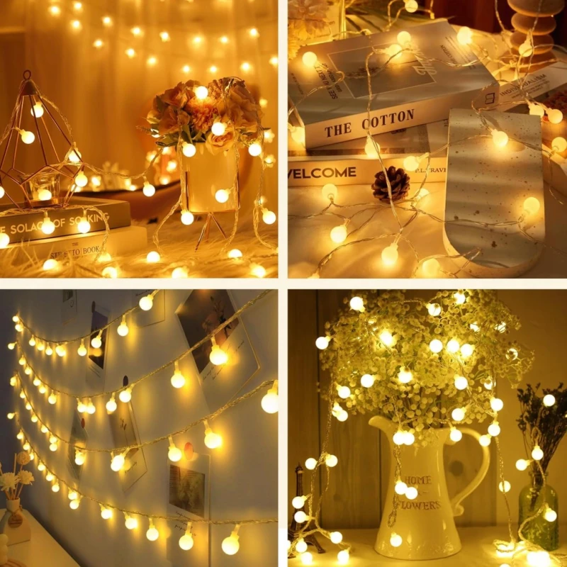 Taiyongkang łańcuch świetlny Globe 6 m 40 LED USB/baterie IP44