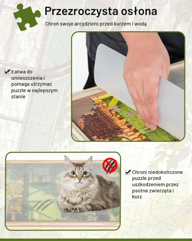 Obrotowa deska do puzzli 2000 elementów 4 szuflady i pokrywa- Generisch