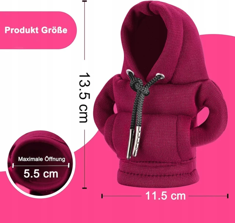 Corated pokrowiec na gałkę zmiany biegów bluza czerwono-czarna