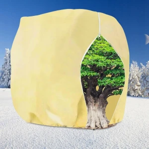 Osłona zimowa XXL na rośliny 250×360 cm polar z zamkiem i sznurkiem Obeisn