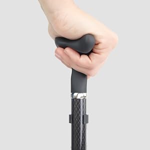 KMINA Pro składana laska z włókna węglowego 82-92 cm do 100 kg