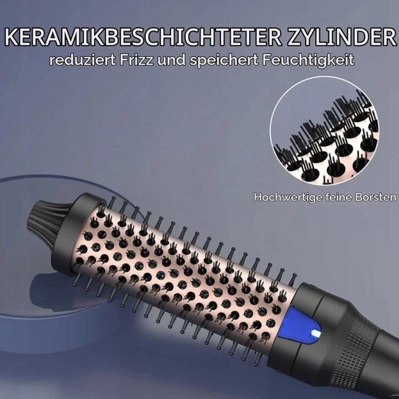 K&K szczotka termiczna jonowa do prostowania i loków bez nawiewu